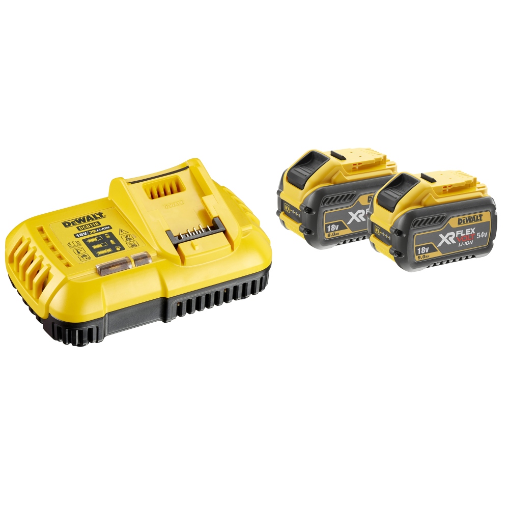 DeWALT Starter-Set FlexVolt (9,0 Ah) mit DCB118