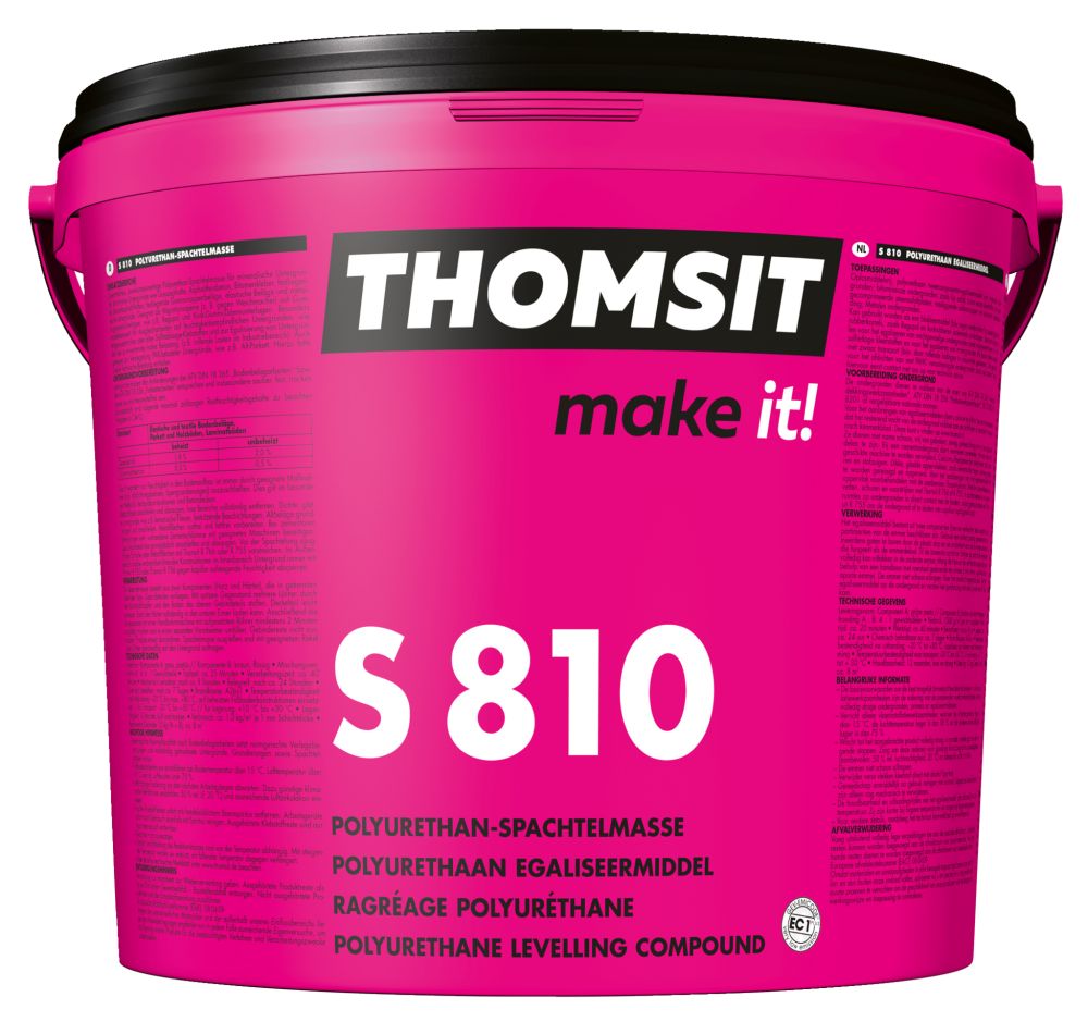 THOMSIT S 810 Polyurethan-Spachtelmasse Komp.A, 25-kg-Eimer