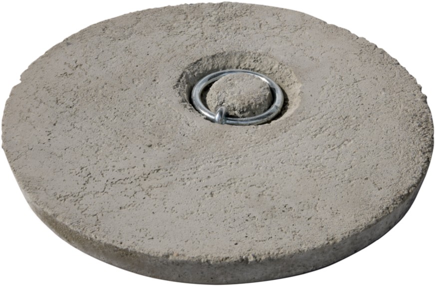 Betondeckel voll, versenkt, begehbar, BK A 15