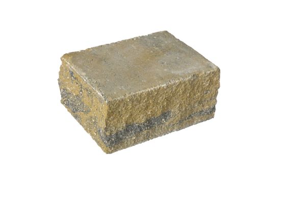 VERZASCA Felsmauer, allseitig gespalten, beige marmoriert