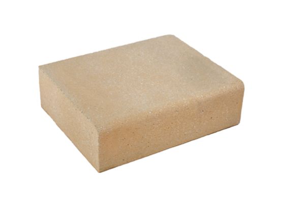 PARADISO Blockstufe, ocker, gestrahlt, gefast