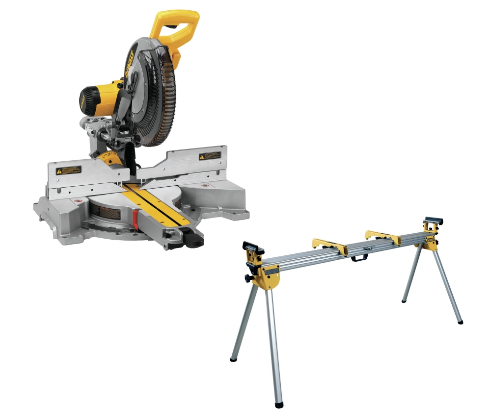 DeWALT Paneelsaegen-Set 305 mm 1675 Watt inkl. Untergest. DE7023