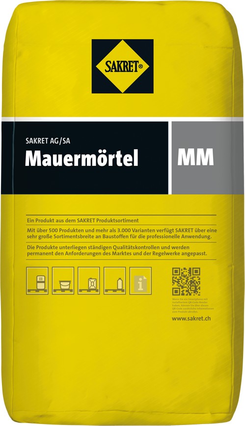 Sakret Mauermörtel MM 920 à 25 kg