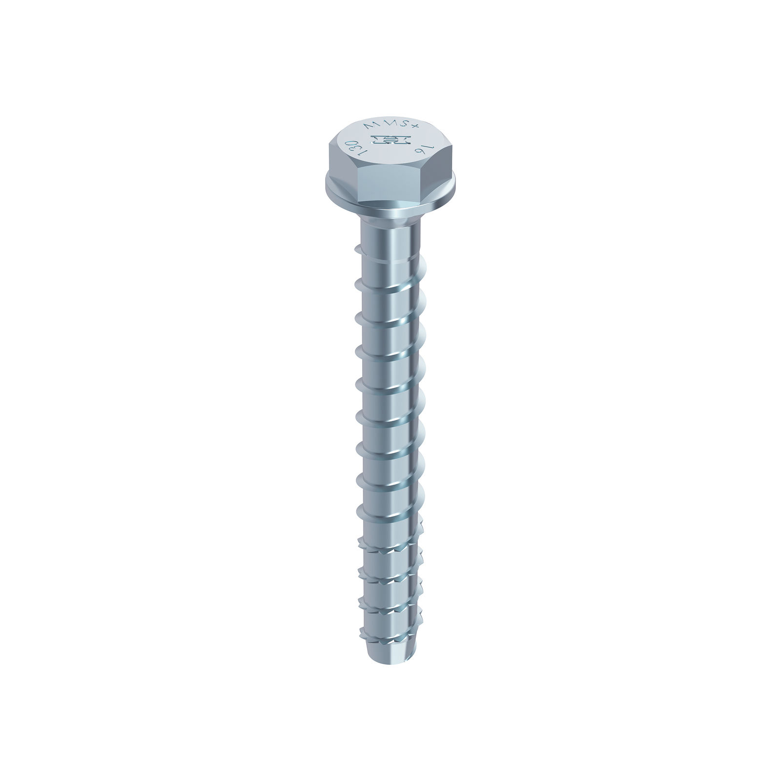 MULTI-MONTI Plus Betonschraube 6Kt. mit U-Scheibe + Konus, verz.