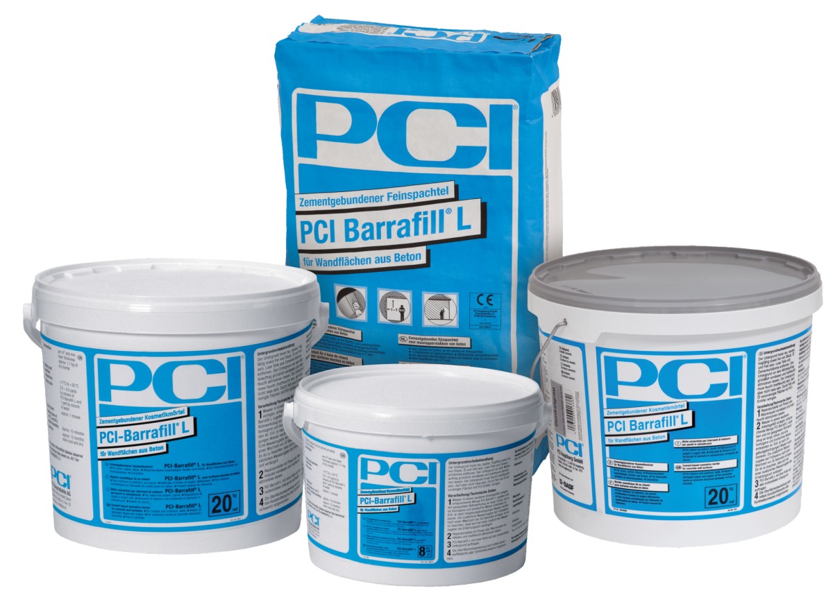 PCI Barrafill L 20.00 kg Gebinde Farbe hellgrau