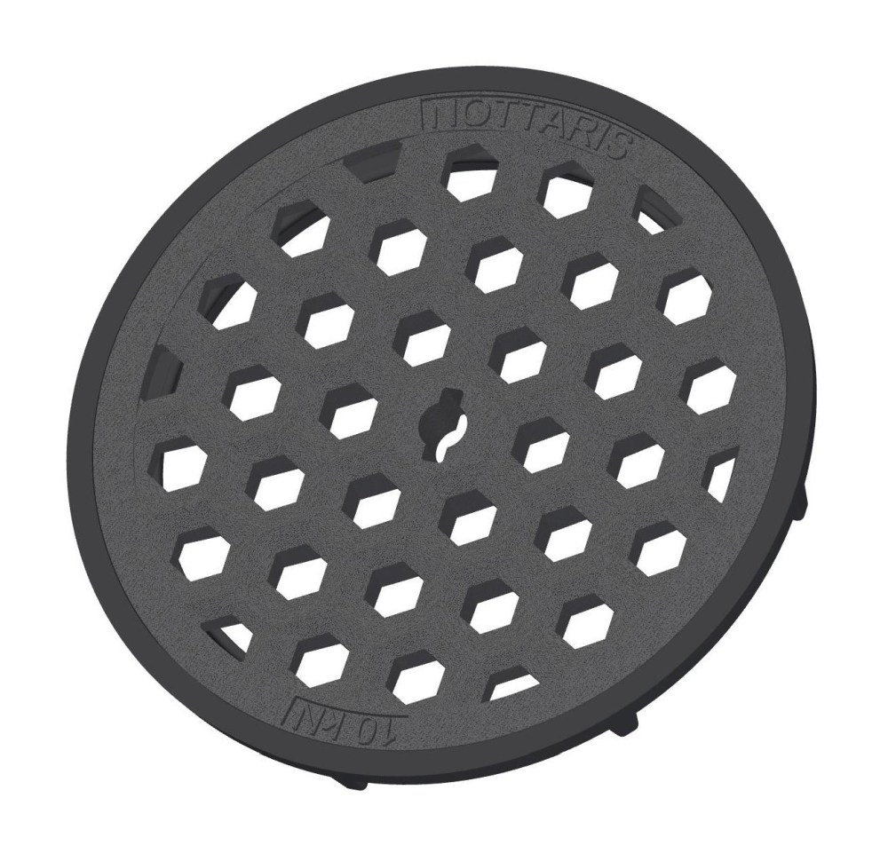 Gussdeckel gelocht 1 to, Fig.22/1-20 cm