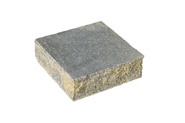 VERZASCA Felsmauer, allseitig gespalten, beige marmoriert