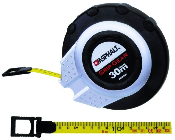 Bandmass Fiberglas "Grip Gear" 30 m