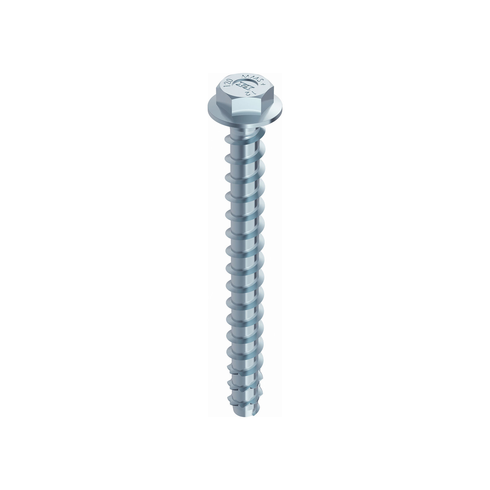 MULTI-MONTI Plus Betonschraube 6Kt mit U-Scheibe, HP Beschichtet
