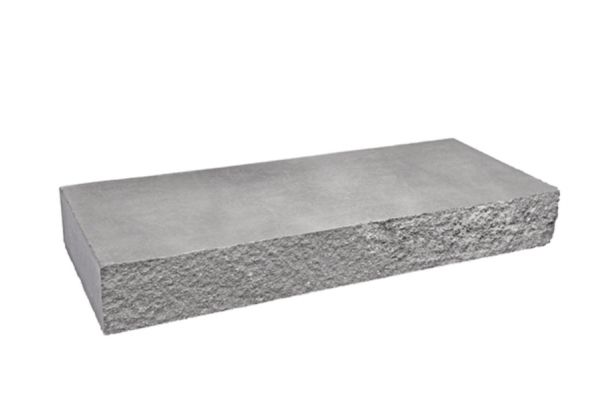 VERZASCA Blockstufe, 1-seitig gespalten, grau