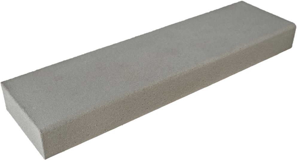 PARADISO Blockstufe, argento, gestrahlt, gefast