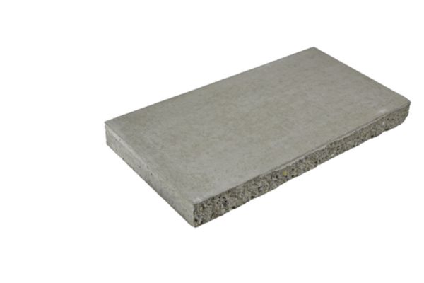 LEROMUR Trockenmauer, grau, Abdeckplatte