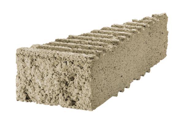 LEROMUR Trockenmauer, juragelb, Eckelement, 2
