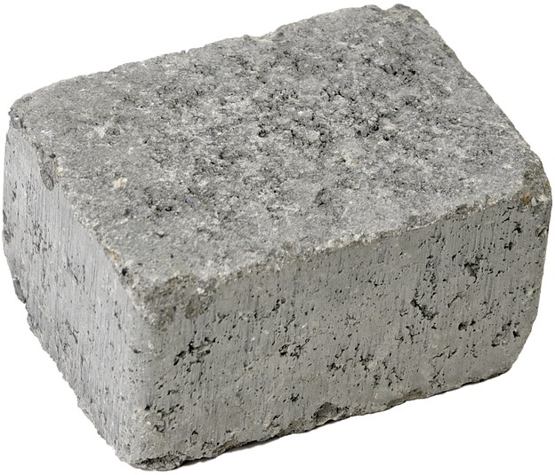 TEGULA Pflasterstein, grau, glatt, Kanten gebrochen