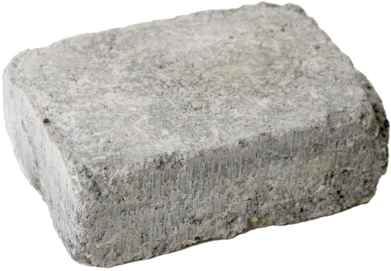TEGULA Pflasterstein, grau, glatt, Kanten gebrochen