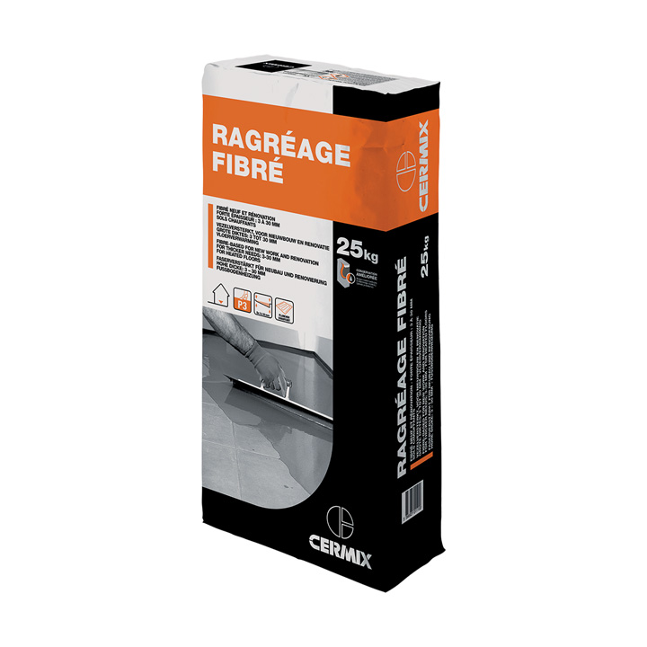 Cermix Ragréage Fibré Nivelliermasse à 25 kg