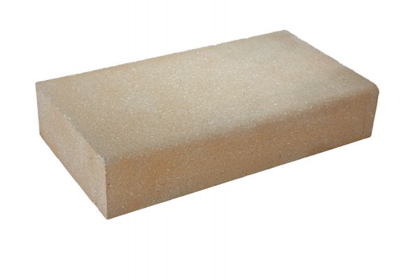 PARADISO Blockstufe, ocker, gestrahlt, gefast