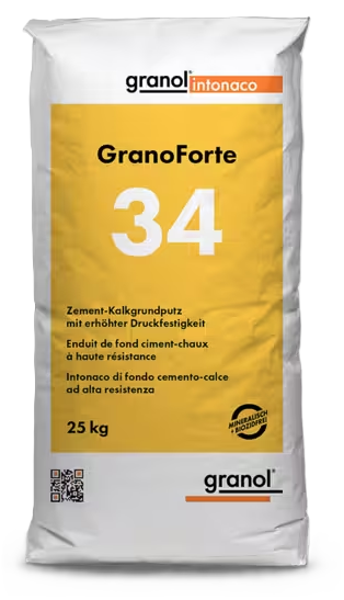 Granol GranoForte 34 Zement- / Kalkgrundputz à 25 kg