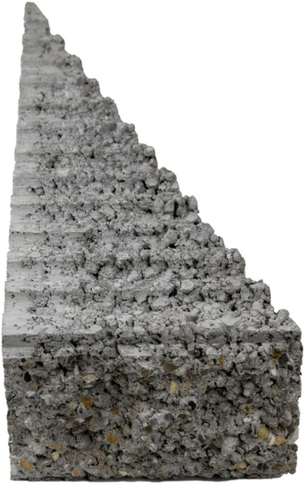 LEROMUR Trockenmauer, grau, Eckelement, 1
