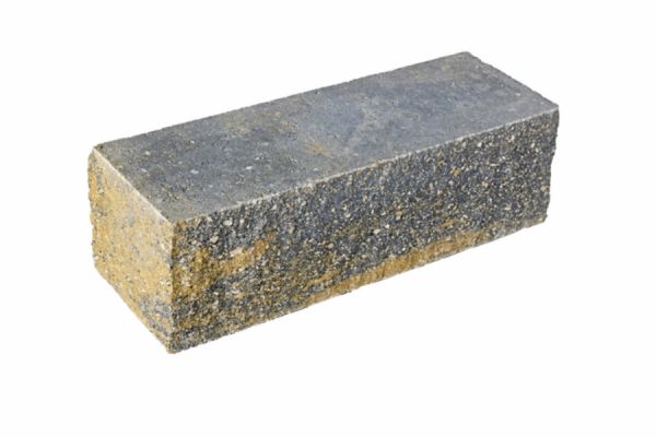 VERZASCA Felsmauer, allseitig gespalten, beige marmoriert