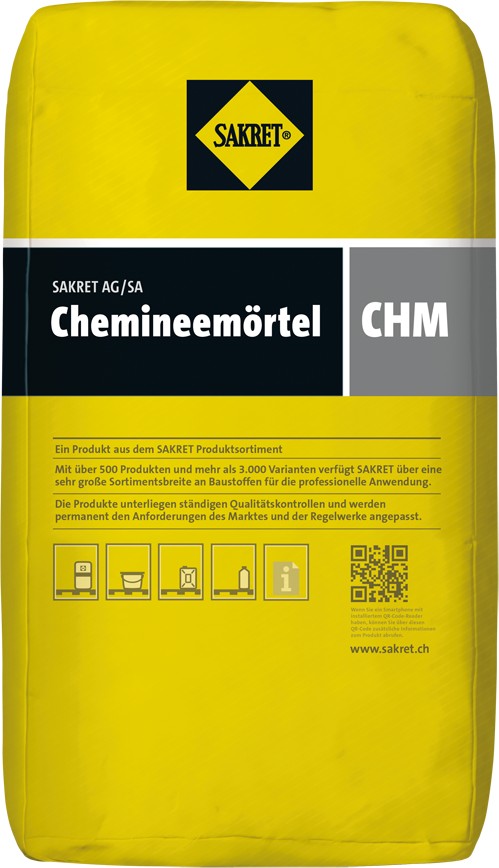 Sakret-Cheminéemörtel CHM à 30 kg