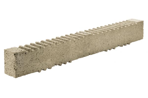 LEROMUR Trockenmauer, juragelb, Halbelement