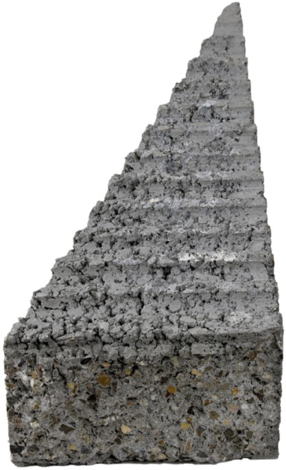 LEROMUR Trockenmauer, grau, Eckelement, 2