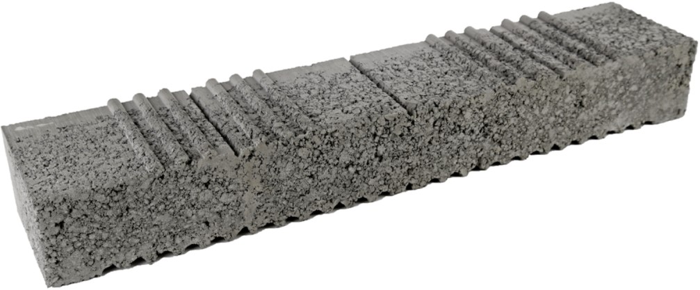 LEROMUR Trockenmauer, grau, Normalelement