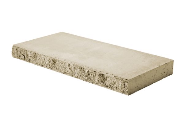 LEROMUR Trockenmauer, Abdeckplatte, juragelb, 2-seitig gespalten