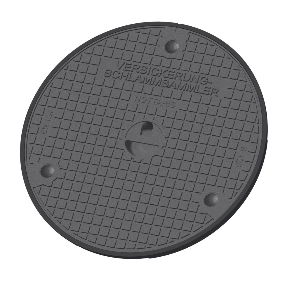 Gussdeckel voll 5 to, Fig.1055VS-60-02, verschliessbar